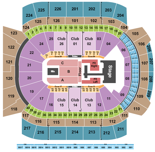 Climate Pledge Arena Teddy Swims Seating Chart